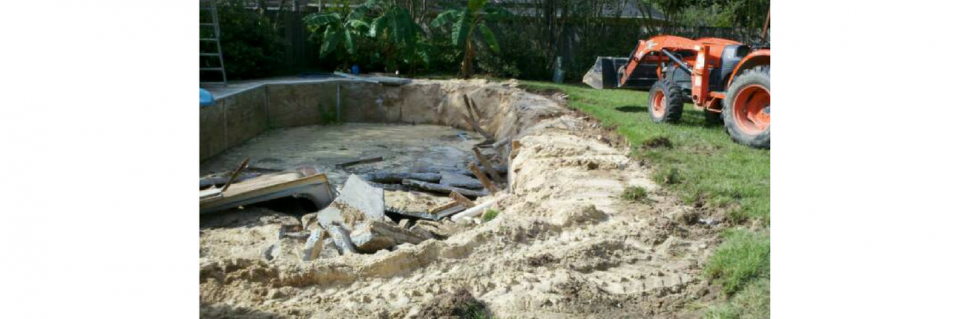 A-Plus Dirt Services also offers all types of pool demolition.